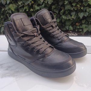 Unbranded Premium High End Fashion High Top Leather Sneakers Men's Size 11
